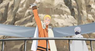 Naruto Uzumaki saat menjadi hokage