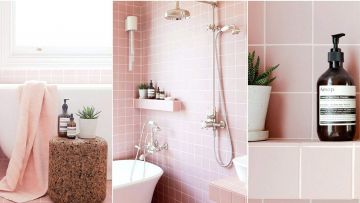 5 Inspirasi Kamar Mandi Warna Pink yang Cantik. Serasa Mandi di Negeri Dongeng deh!