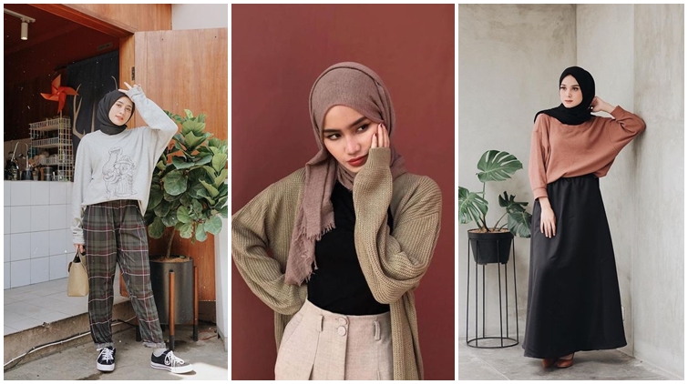 8 Cara Terbaik Memadukan Hijab dengan Sweater; Anti Ketat-Ketat Club!