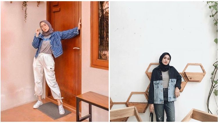 8 Cara Pakai Kemeja Berbahan Jeans Buat Hijabers yang Suka Tampil Selow. Dijamin Nyaman!