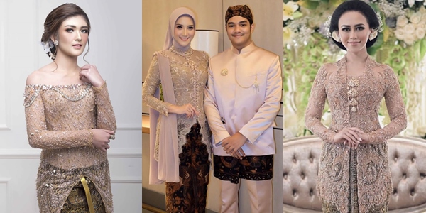 14 Ide Kebaya Warna Champagne untuk Lamaran yang Jadi Favorit di Instagram. Uwu, Cakepnya!