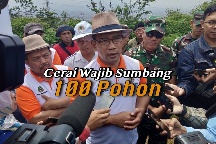 Gerakan Menanam 25 Juta Pohon ala Ridwan Kamil: Pasangan Bercerai Wajib Sumbang 100 Pohon