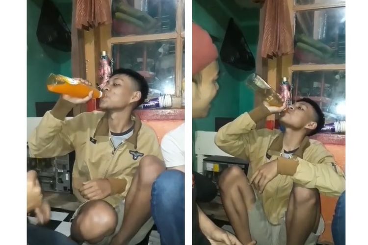 Demi Uang 20 Ribu, Pemuda Rela Tenggak Satu Botol Sirup Sekaligus. Ini Tanggapan Ahli Kesehatan