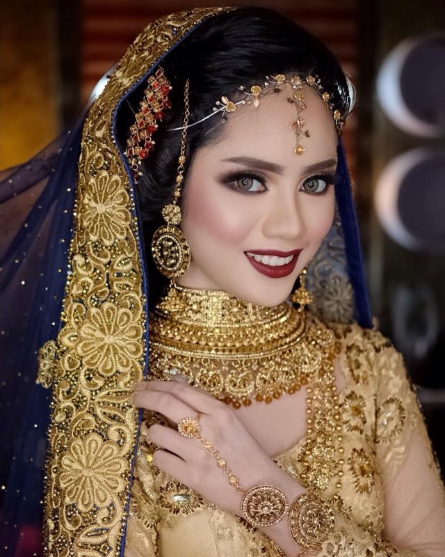 make up pengantin india tercantik