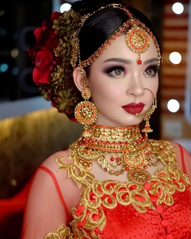 make up pengantin india tercantik