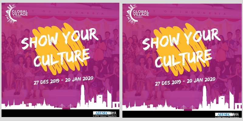 AIESEC UPNVY Mengadakan Festival Kebudayaan Global Village Winter 2020