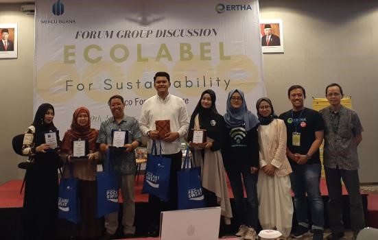 Gencarkan Sosialisasi Produk Ecolabel, Ertha Creation Universitas Mercu Buana Adakan Forum Group Discussion dengan tema “Ecolabel For Sustainability”