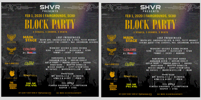 Jakarta Block Party 2020 : Nge-Block Kawasan Fairgrounds  Bareng Puluhan Musisi dan Komunitas