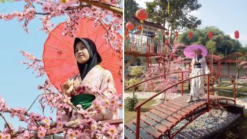 Istana Sakura, Destinasi ala Jepang yang Bisa Kamu Datangi di Blitar. Liburan Sakura versi Low Budget!