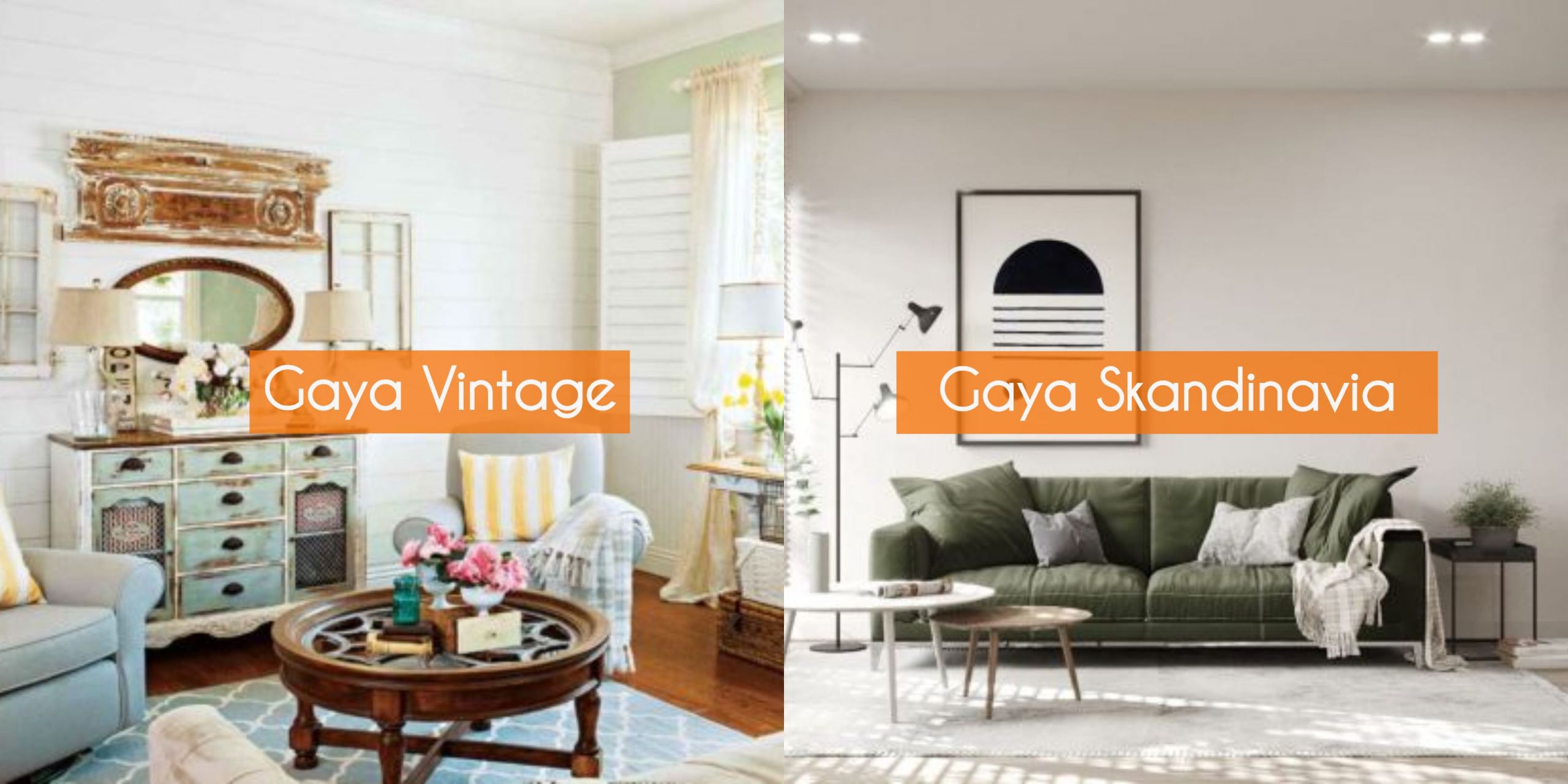 Bedanya Vintage, Skandinavia dan 3 Gaya Desain Interior Lainnya. Cek deh Biar Nggak Ketuker