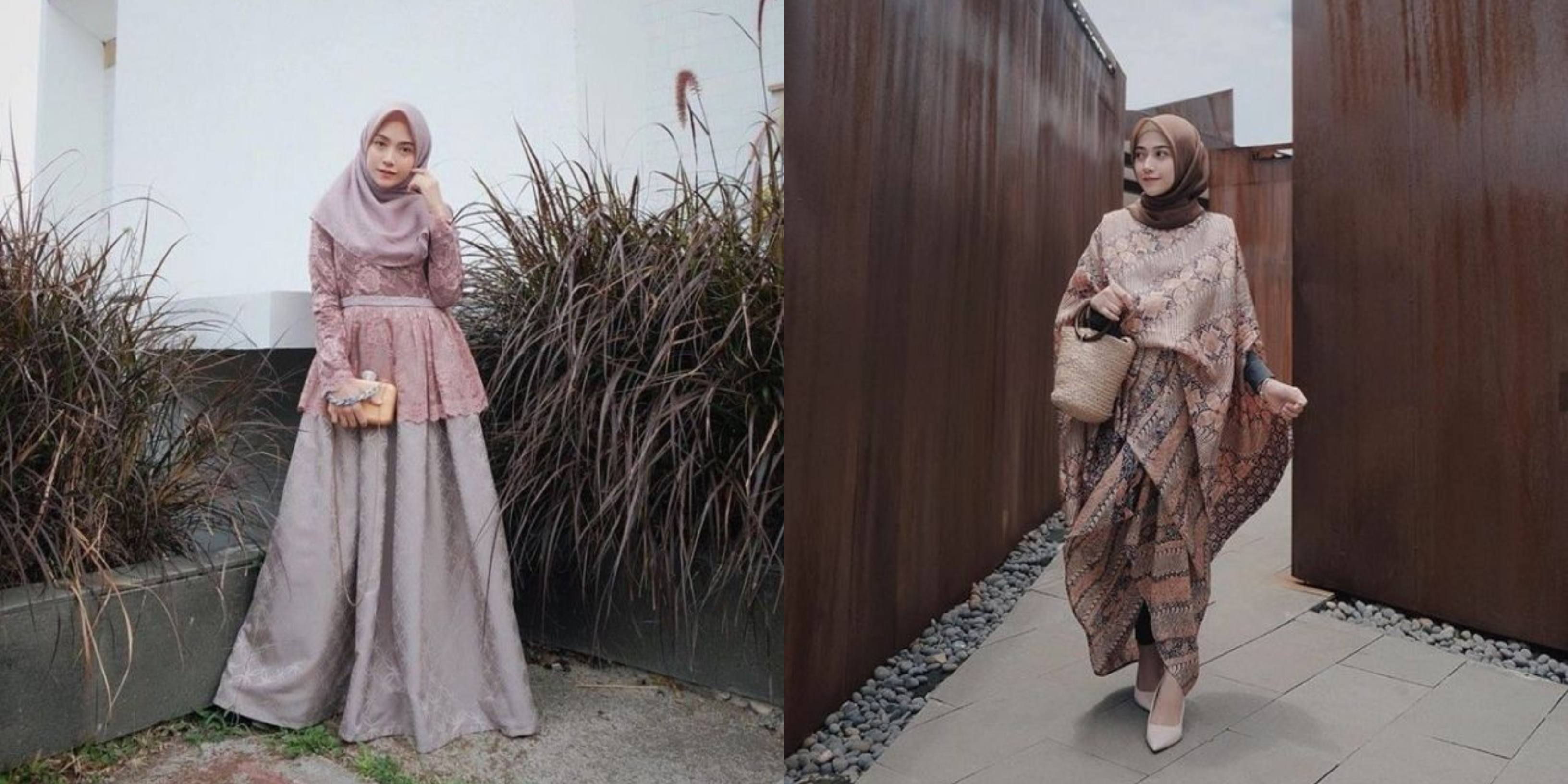 Inspirasi Style Kebaya Modern dengan Hijab Segi Empat untuk Momen Kondangan. Uwh, Menawan!