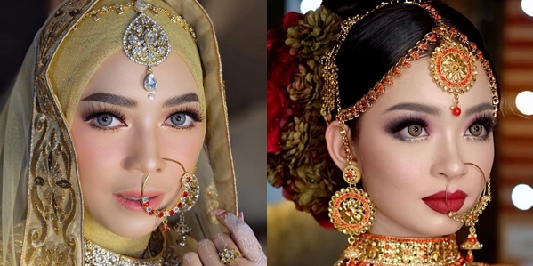 10 Ide Makeup Pengantin India Tercantik untuk Resepsi