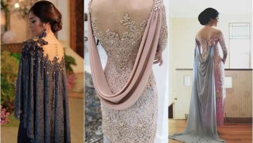 Anti Mainstream! 9 Detail Bagian Belakang Kebaya Ini Cantik Meski Minim Payet dan Motif