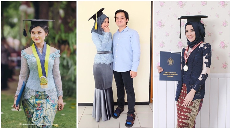 Manisnya 9 Kebaya Biru Buat Wisuda, Bikin Auto Anggun dan Dijamin Beda!