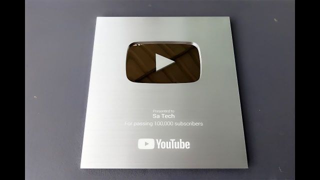 silver play button 