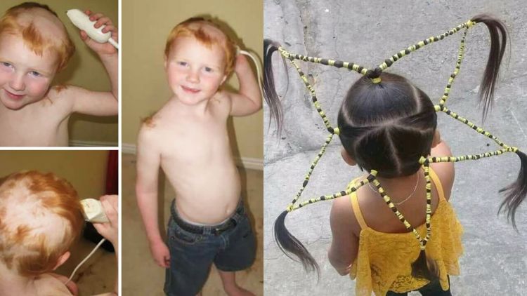 11 Foto ini Bukti Kalau Anak Kecil Tertarik pada Rambut. Calon Hairstylist Masa Depan!