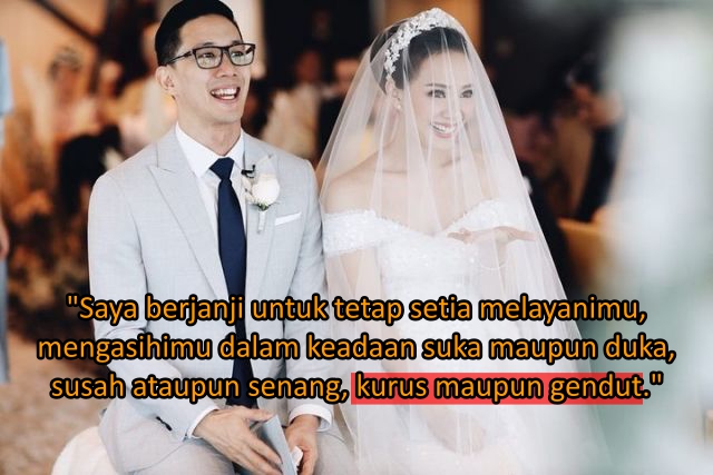 6 Isi Janji Nikah Artis Paling Romantis. Komplet, dari yang Kocak Campur Haru Sampai Realistis!