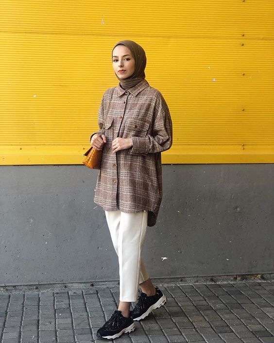 ootd kemeja kotak kotak