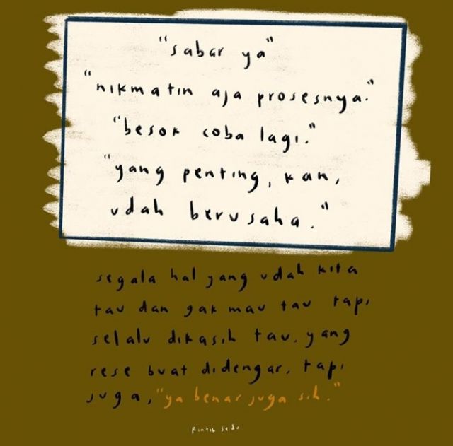 Quotes Bijak ala Rintik Sedu