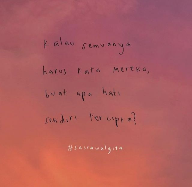 Quotes Bijak ala Rintik Sedu