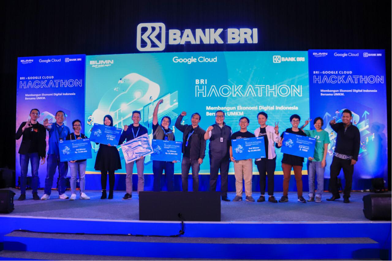 Pemenang BRIxGoogle Hackathon Diumumkan. 9 Finalis Berhasil Ciptakan Aplikasi Bermanfaat Bagi UMKM