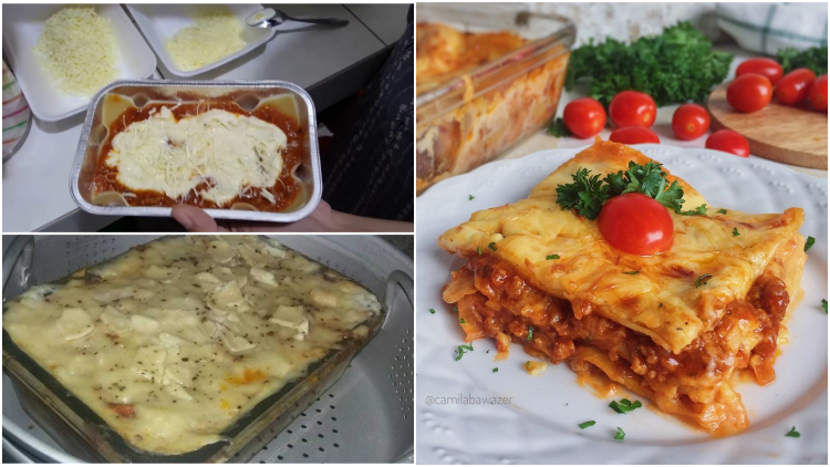 Resep Cara Buat Lasagna Kukus Pakai Kulit Pangsit