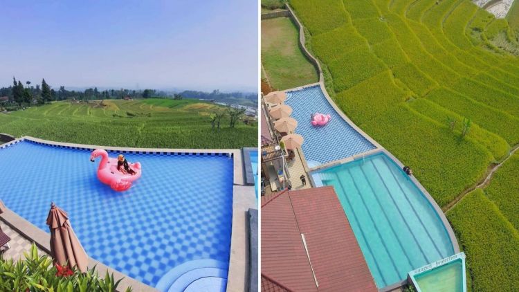 Villa Pasir Bungur Bandung, Destinasi yang Menyajikan Kolam Renang Infinity yang Begitu Memukau!