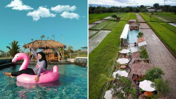 Pesona Alam Tirta, Kolam Renang di Tengah Sawah yang Lagi Hits di Klaten. Airnya Nyegerin Banget!