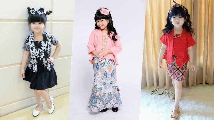 10 Model Kebaya Anak yang Cantik nan Apik. Jahit Sendiri Bisa, Beli Jadi pun Banyak Pilihannya