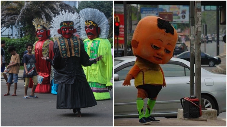 Selain Pengamen Ondel-ondel, Pengamen Boneka Mampang Juga Perlu Dibikin Regulasinya. Ini Alasannya