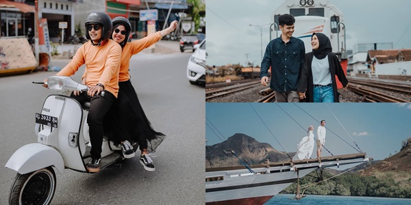 12 Ide Pre-wedding Asyik dengan Berbagai Alat Transportasi. Yuk, Biar Lebih Cepat Sampai KUA~