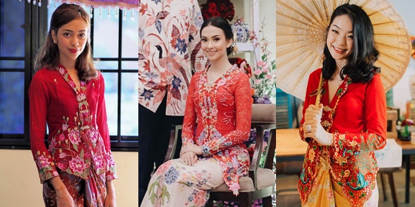 11 Ide Kebaya Encim Merah Cantik nan Elegan Buat Lamaran. Siap-siap Ditanya, “Beli di Mana?”