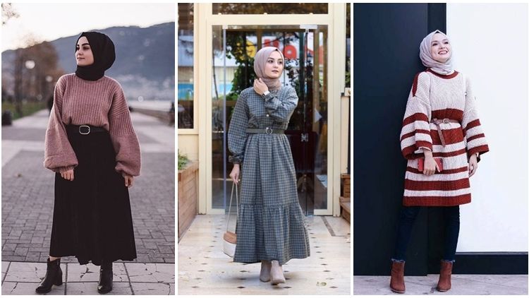 10 Trik Pakai Ikat Pinggang Buatmu yang Berhijab. Ampuh Bikin Langsing dan Elegan!