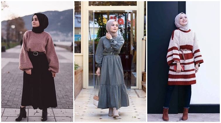 10 Trik Pakai Ikat Pinggang Buatmu yang Berhijab. Ampuh Bikin Langsing dan Elegan!