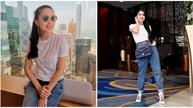 Bermodal Celana Jeans dan Kaus, Sandra Dewi Sukses Bikin Publik Terpana. Ini Kuncinya!