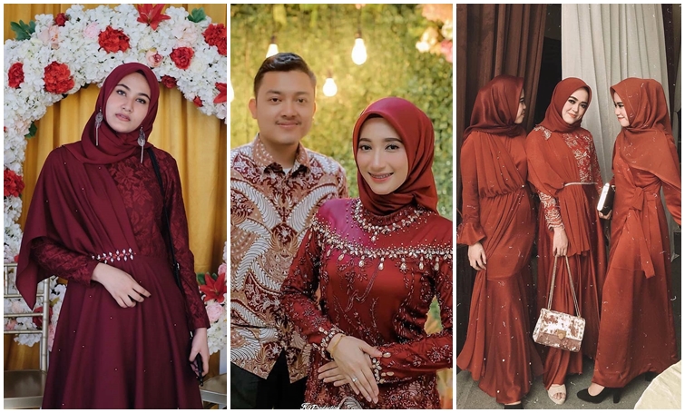 9 Ide Desain Kebaya Merah Buat Kondangan; Nggak Mencolok Asal Tahu Triknya!