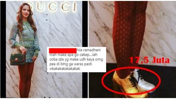 8 Gaya Nyeleneh Nia Ramadhani yang Jadi Gunjingan Warganet. Padahal Branded dan Mahal!