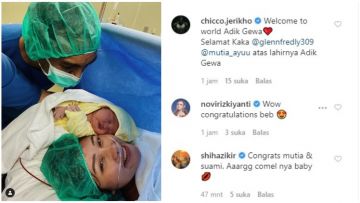 Glenn Fredly Ucap Syukur Atas Kelahiran Putri Pertamanya, Warganet Berlomba Memberi Doa. Selamat!