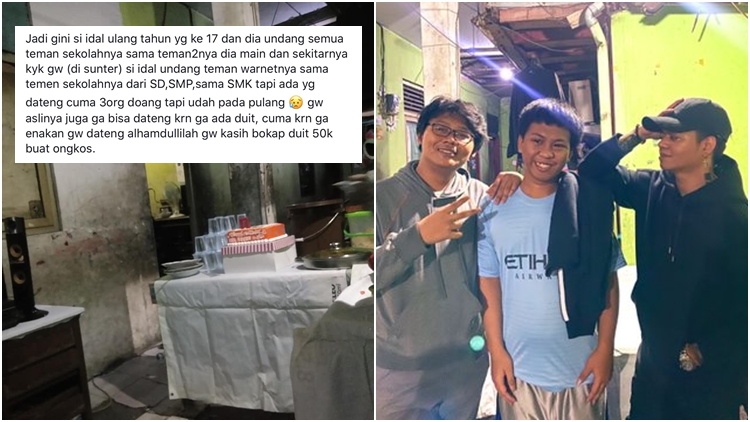 Viral Pesta Ultah ke-17 yang Cuma Didatangi 3 Teman, Reza Arap Kasih Kejutan buat sang Pelajar