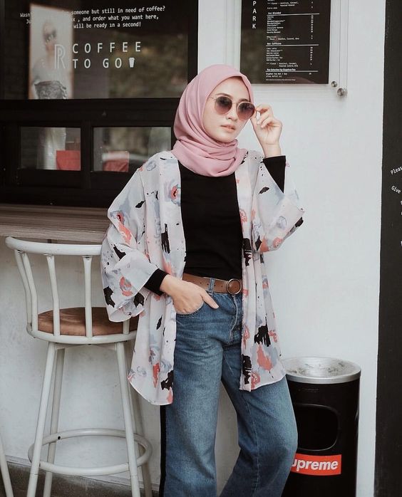 style hijab sederhana tapi menarik