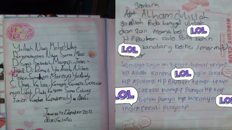 Nostalgia Curhatan Warganet di Buku Diari. Ada yang Pernah Merasakan Zaman Galau Alay Kayak Gini?