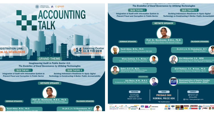 Fakultas Ekonomika dan Bisnis Universitas Gadjah Mada (FEB UGM) Menghadirkan Accounting Talk