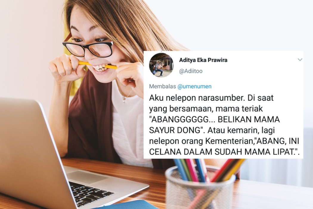 Warganet Ceritakan Pengalaman Kocaknya Saat Bekerja dari Rumah. Ternyata WFH Banyak Hiburannya