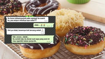 Kisah Penjual Donat yang Dicemburui Pembeli Karena Salah Nulis Topping. Cemburu yang Konyol Sekali