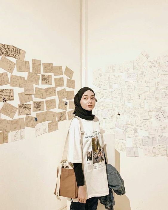 style hijab sederhana tapi menarik