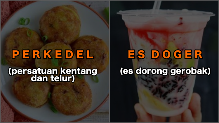 11 Singkatan Nama Makanan dan Minuman Khas Indonesia. Kalau Dipikir-pikir, Masuk Akal Juga!