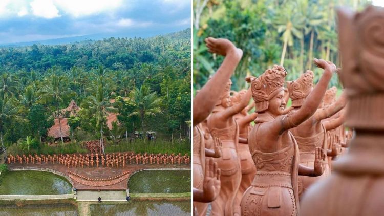 Taman Gandrung Terakota, Destinasi Wisata Unik di Banyuwangi. Ada Ratusan Patung Penari Lho~