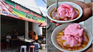 Segarnya Rujak Es Krim Pak Nardi yang Legendaris di Jogja. Rasanya Otentik dan Maknyus!