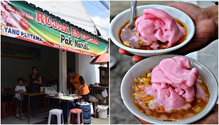 Segarnya Rujak Es Krim Pak Nardi yang Legendaris di Jogja. Rasanya Otentik dan Maknyus!