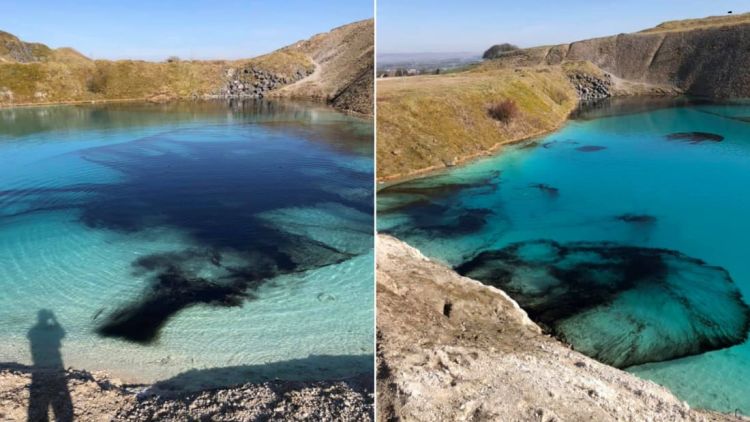 Turis Masih Ngeyel, Blue Lagoon Disemprot Cairan Hitam Biar Tampilannya Nggak Indah Lagi